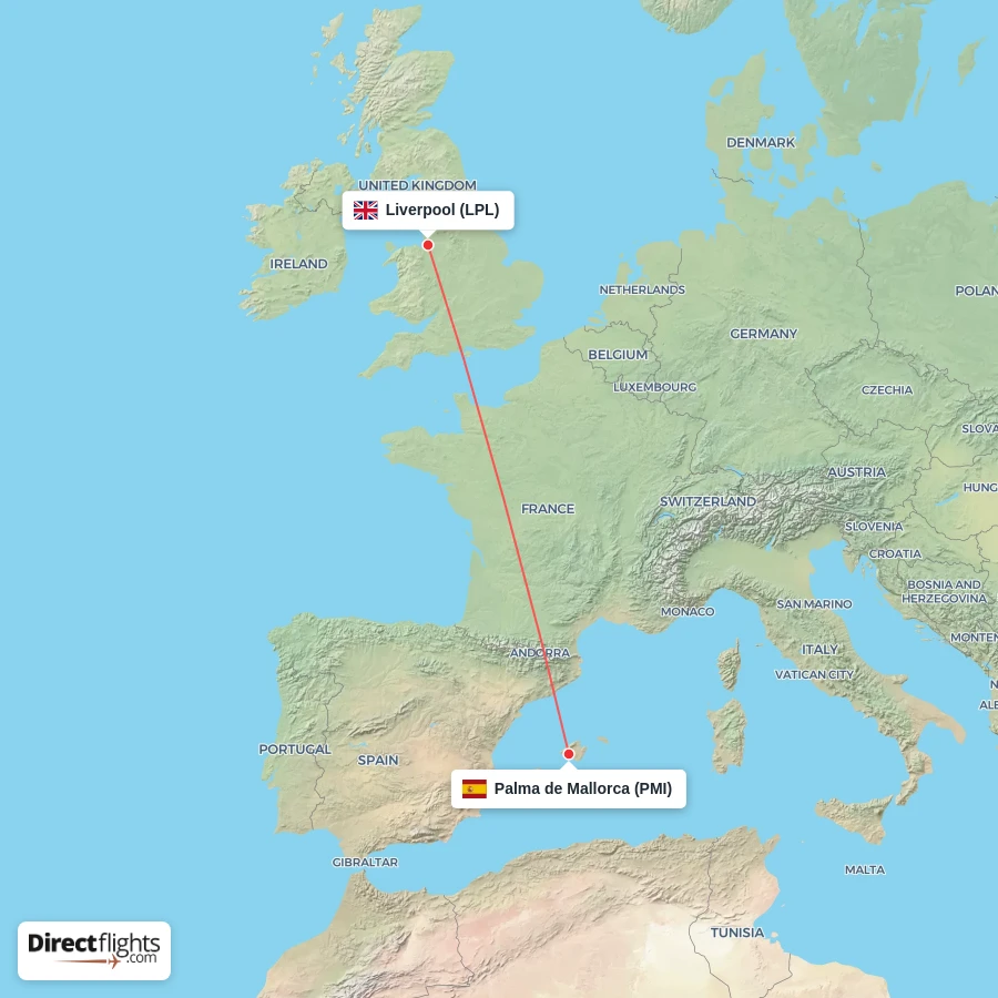 PMI - LPL route map