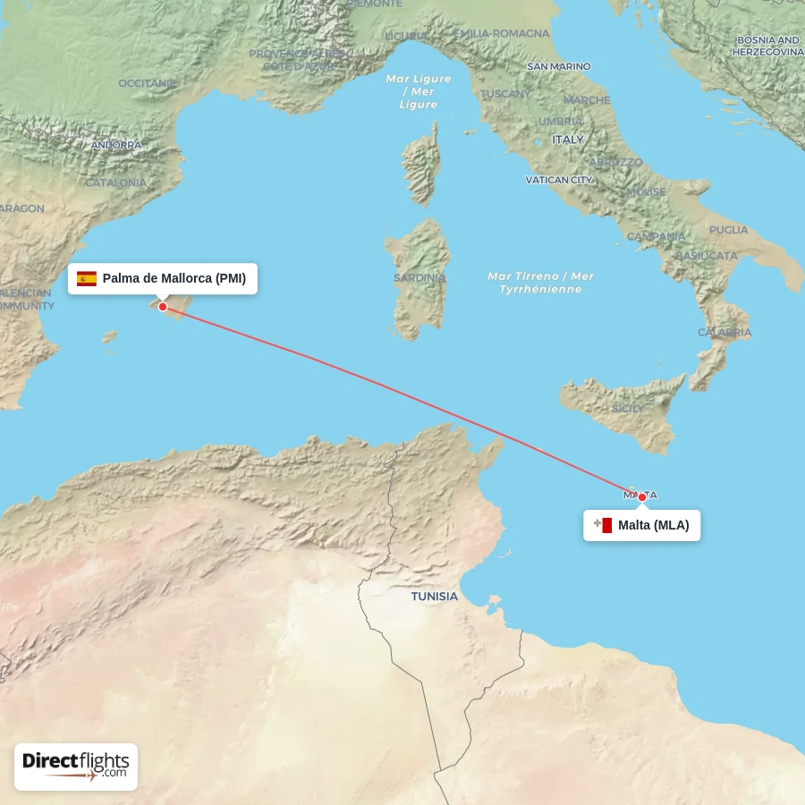PMI - MLA route map