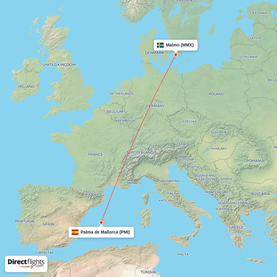 PMI - MMX route map