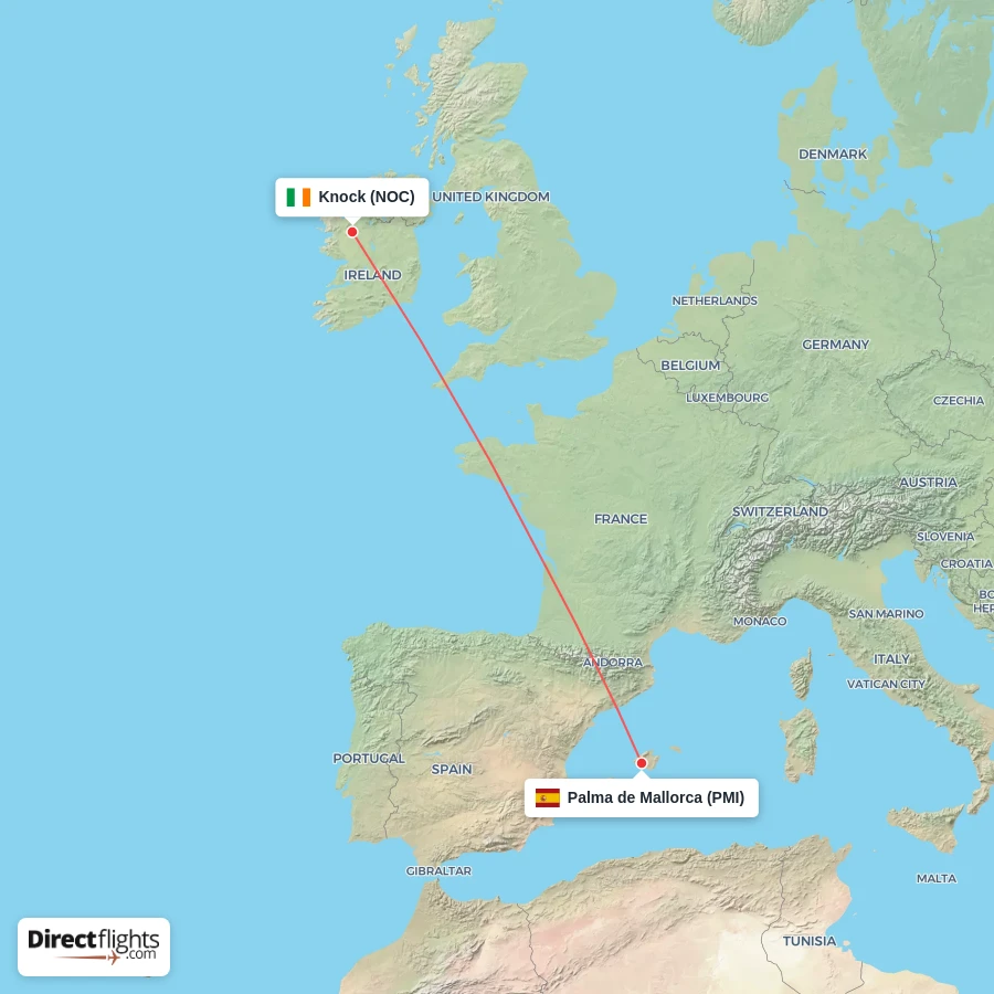 PMI - NOC route map