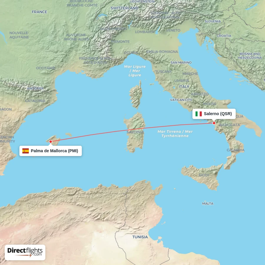PMI - QSR route map