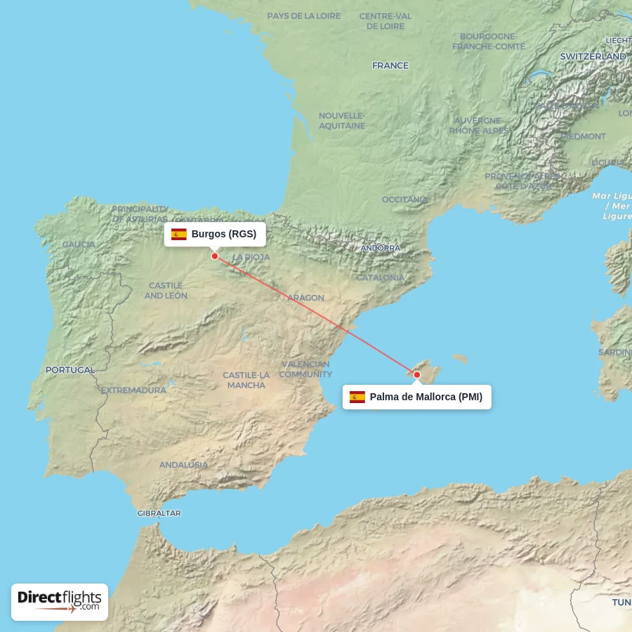PMI - RGS route map