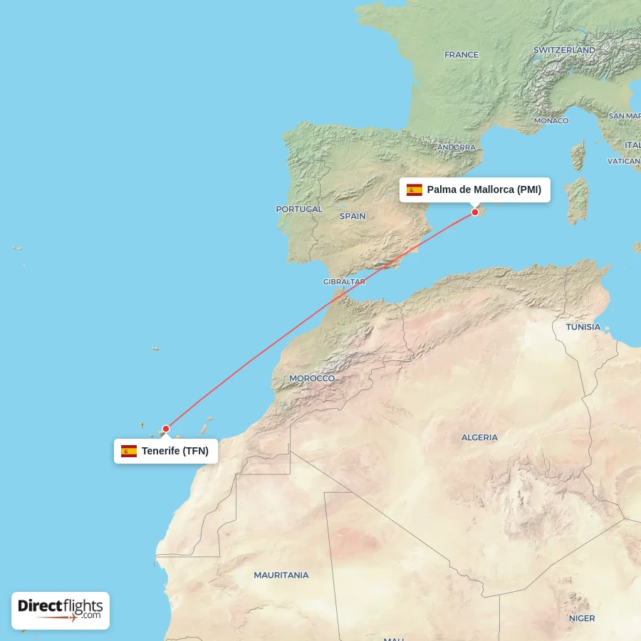 PMI - TFN route map