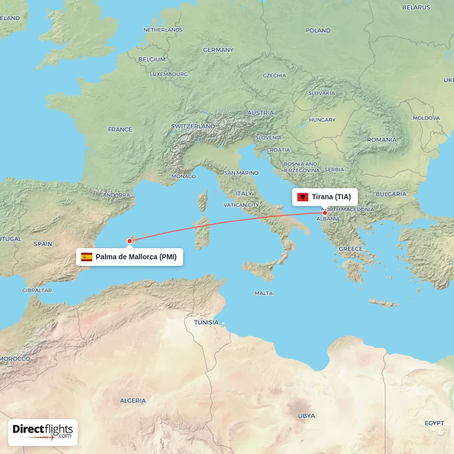 PMI - TIA route map