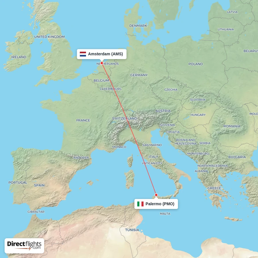PMO - AMS route map