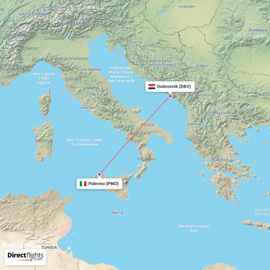 PMO - DBV route map