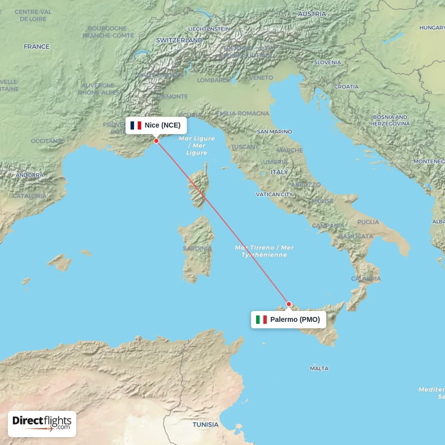 PMO - NCE route map
