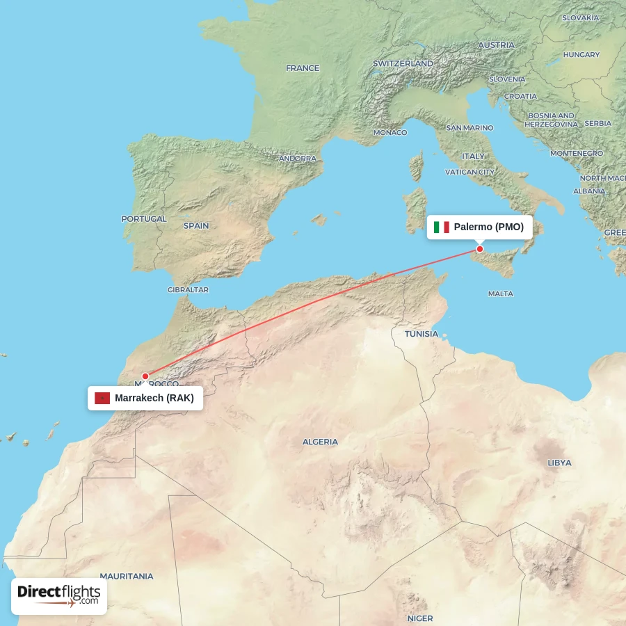 PMO - RAK route map
