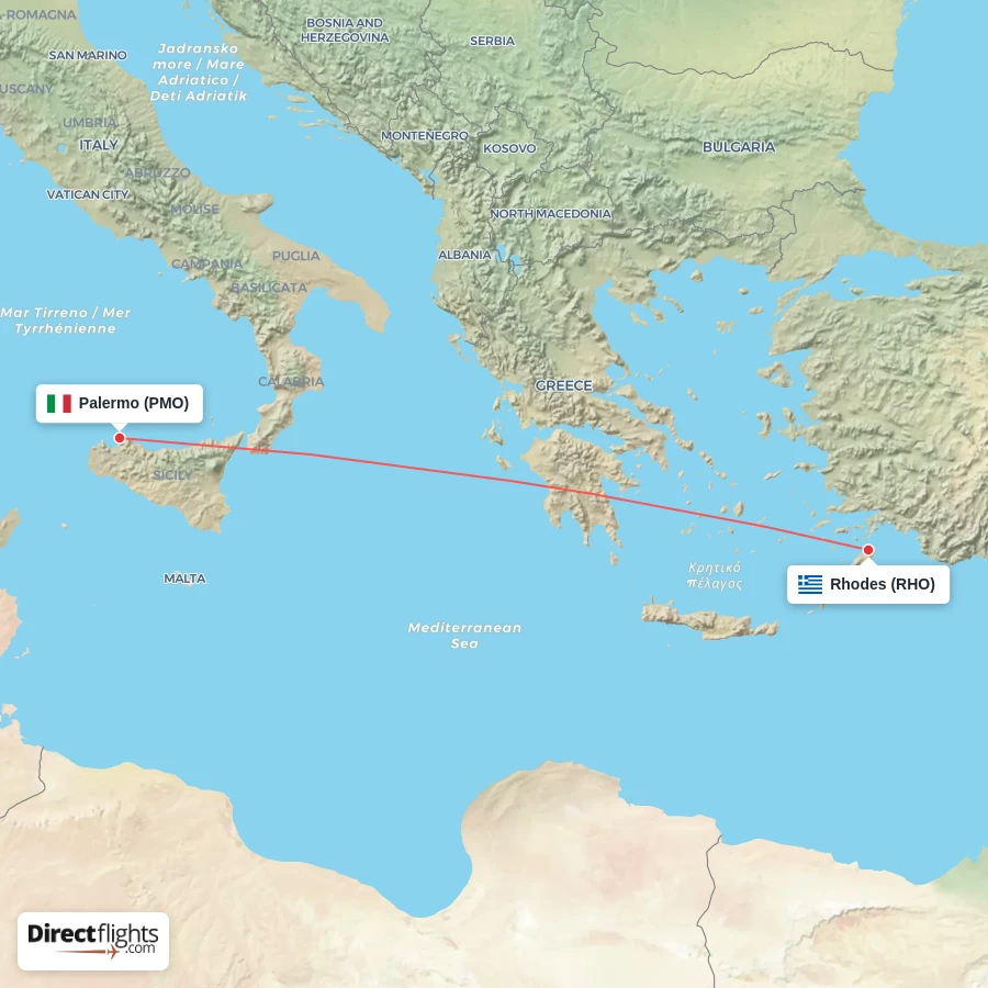 PMO - RHO route map
