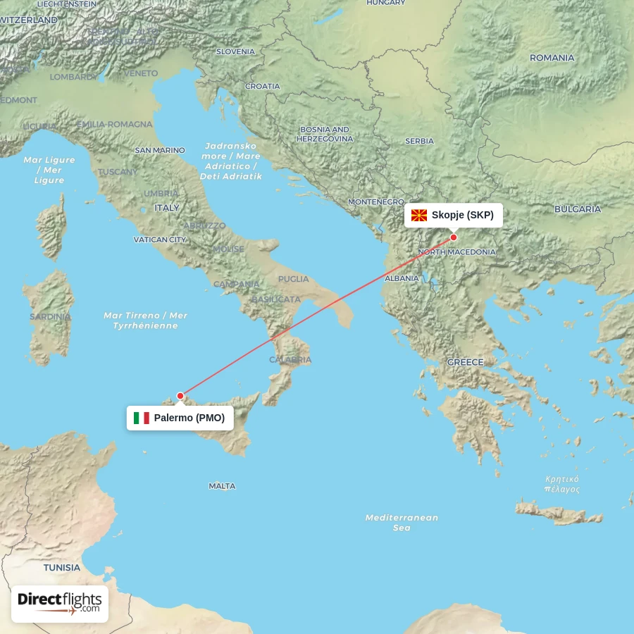 PMO - SKP route map