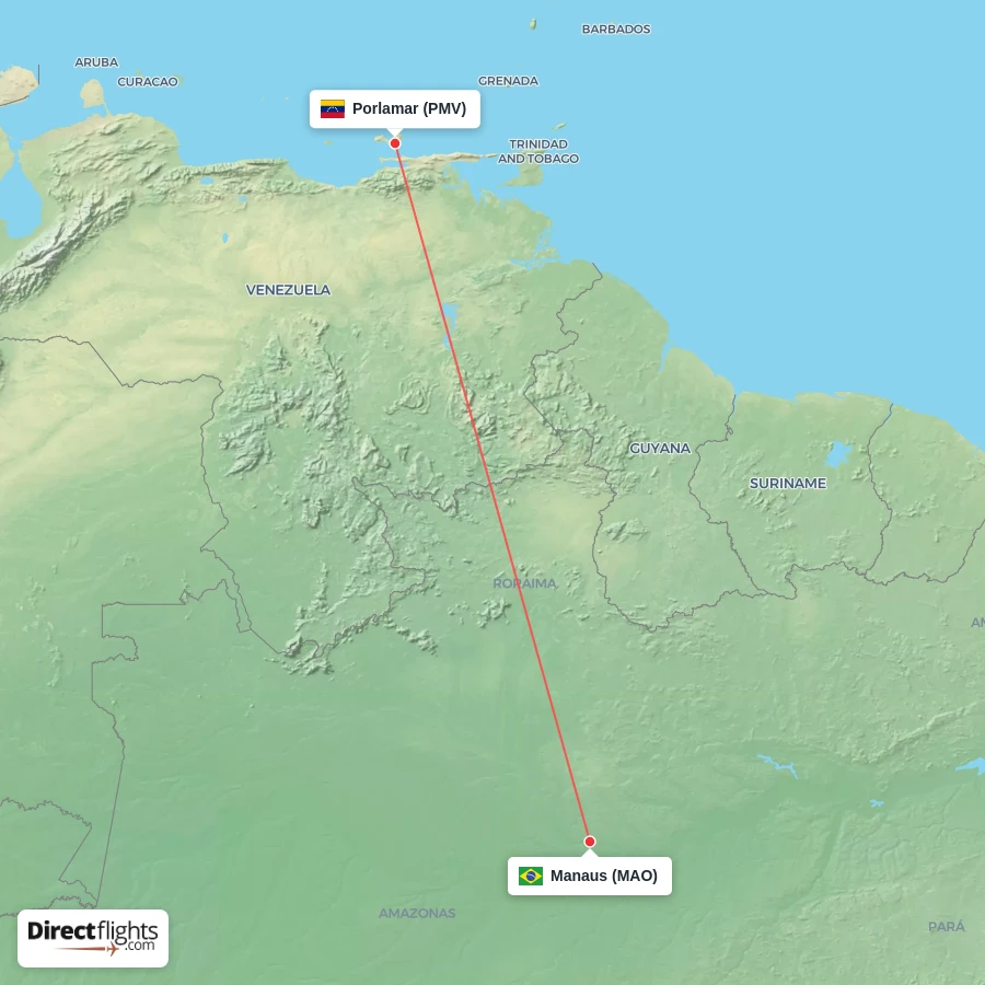 PMV - MAO route map