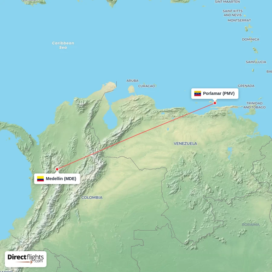 PMV - MDE route map