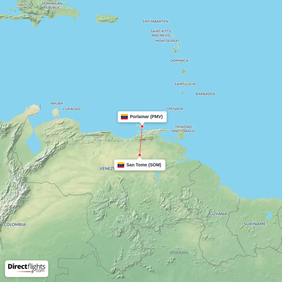 PMV - SOM route map
