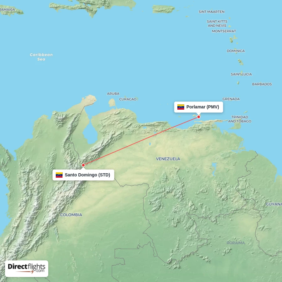 PMV - STD route map