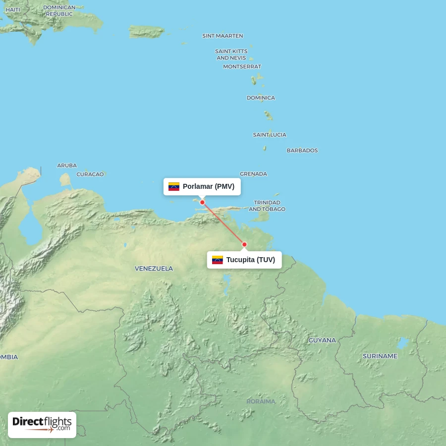 PMV - TUV route map