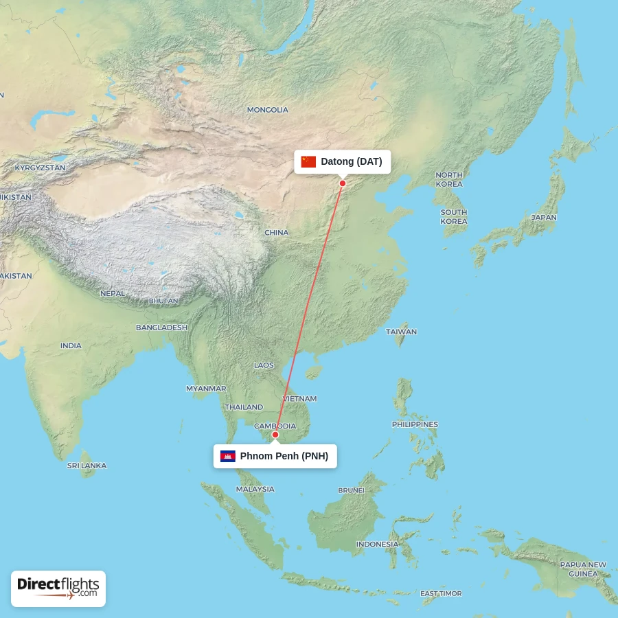 PNH - DAT route map