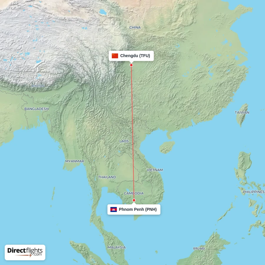 PNH - TFU route map