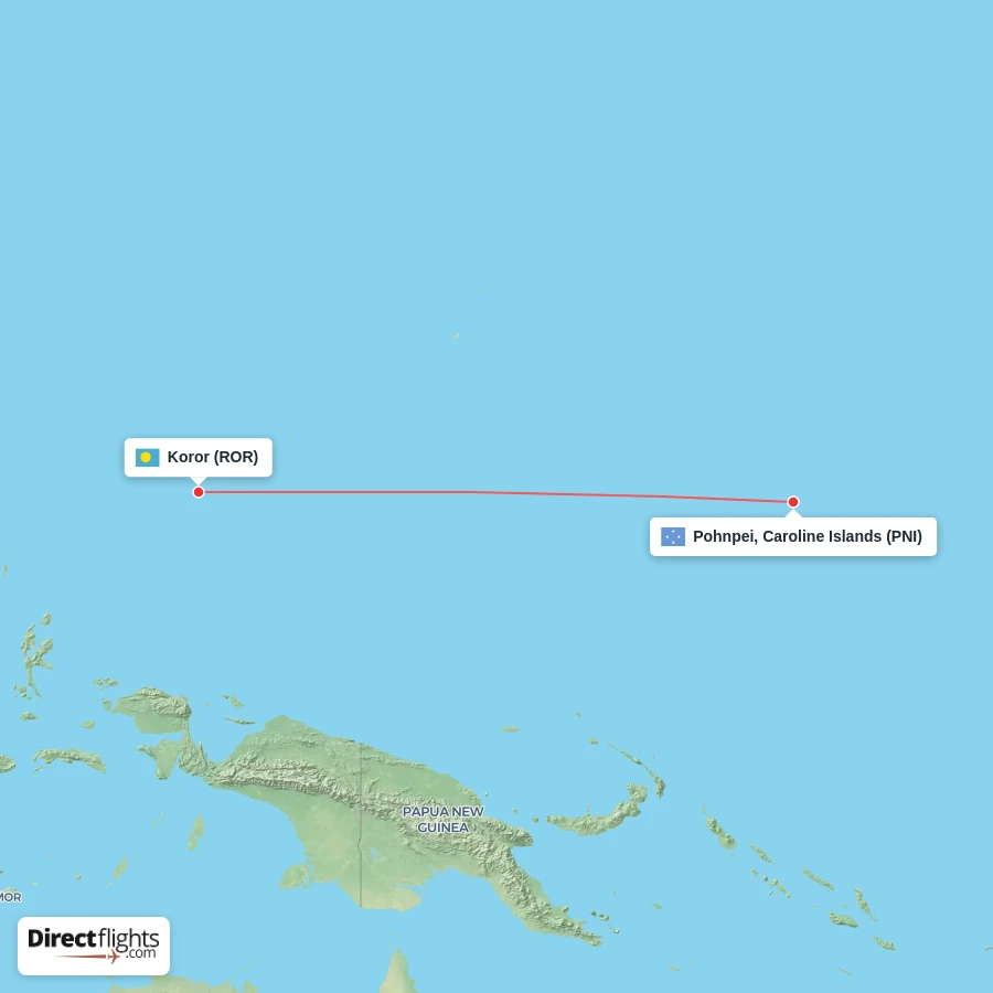 PNI - ROR route map