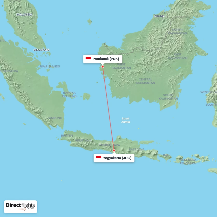 PNK - JOG route map