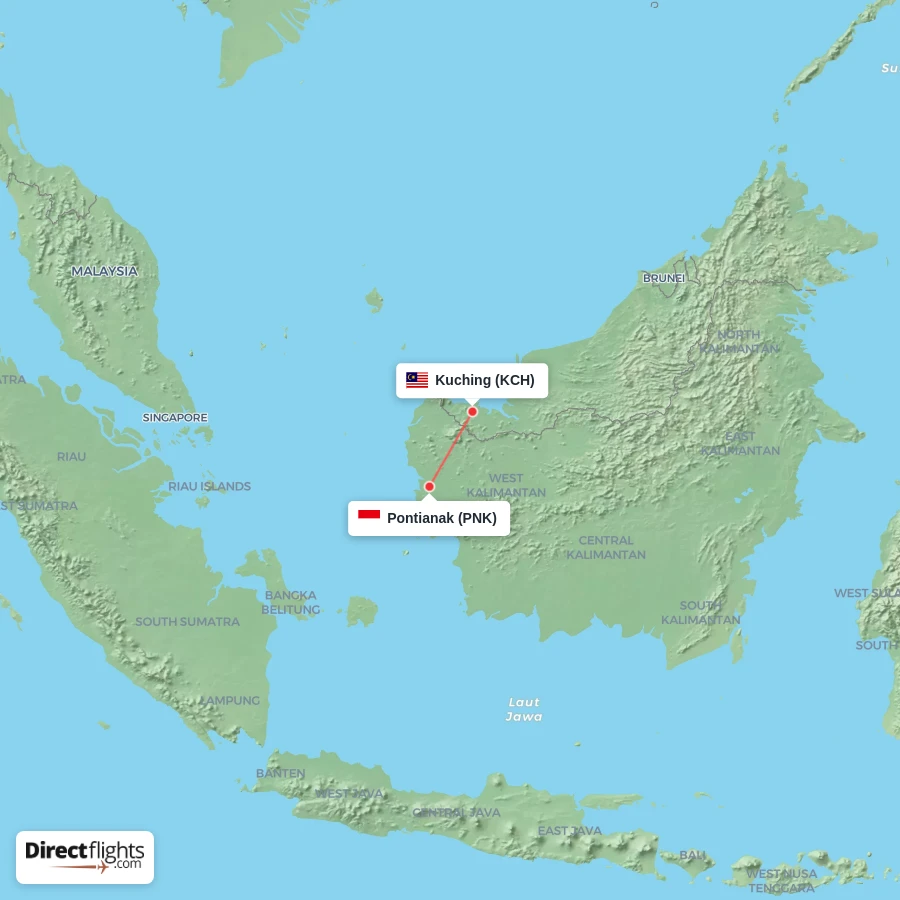 PNK - KCH route map
