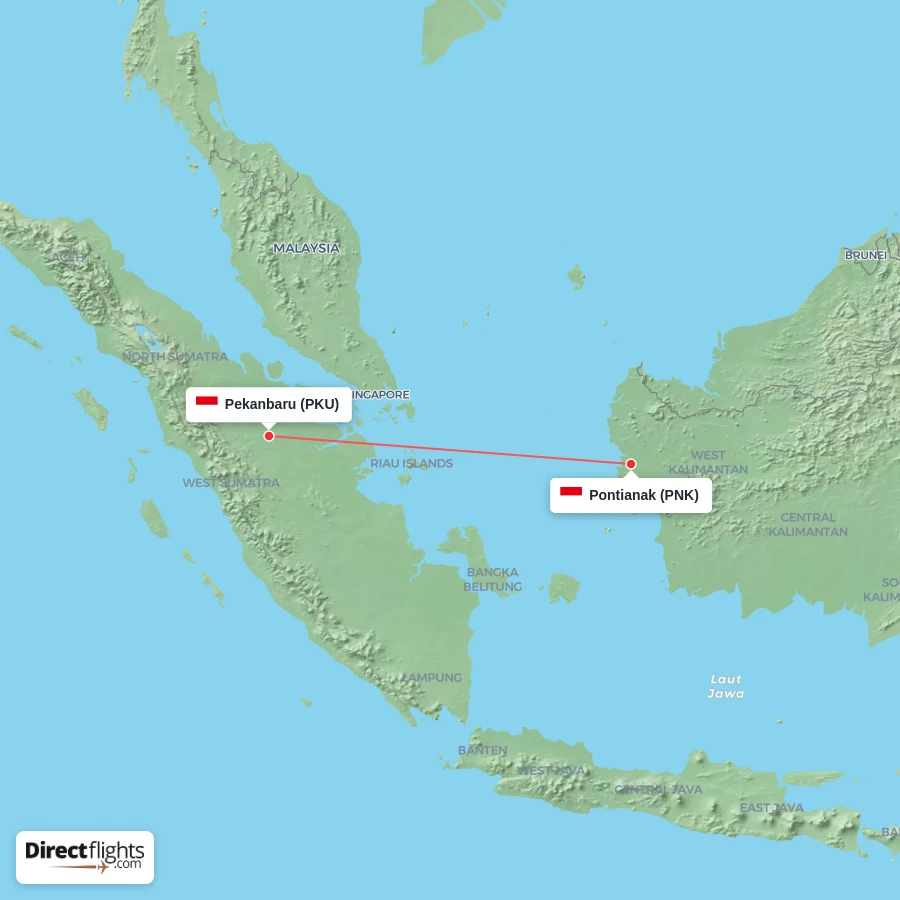 PNK - PKU route map