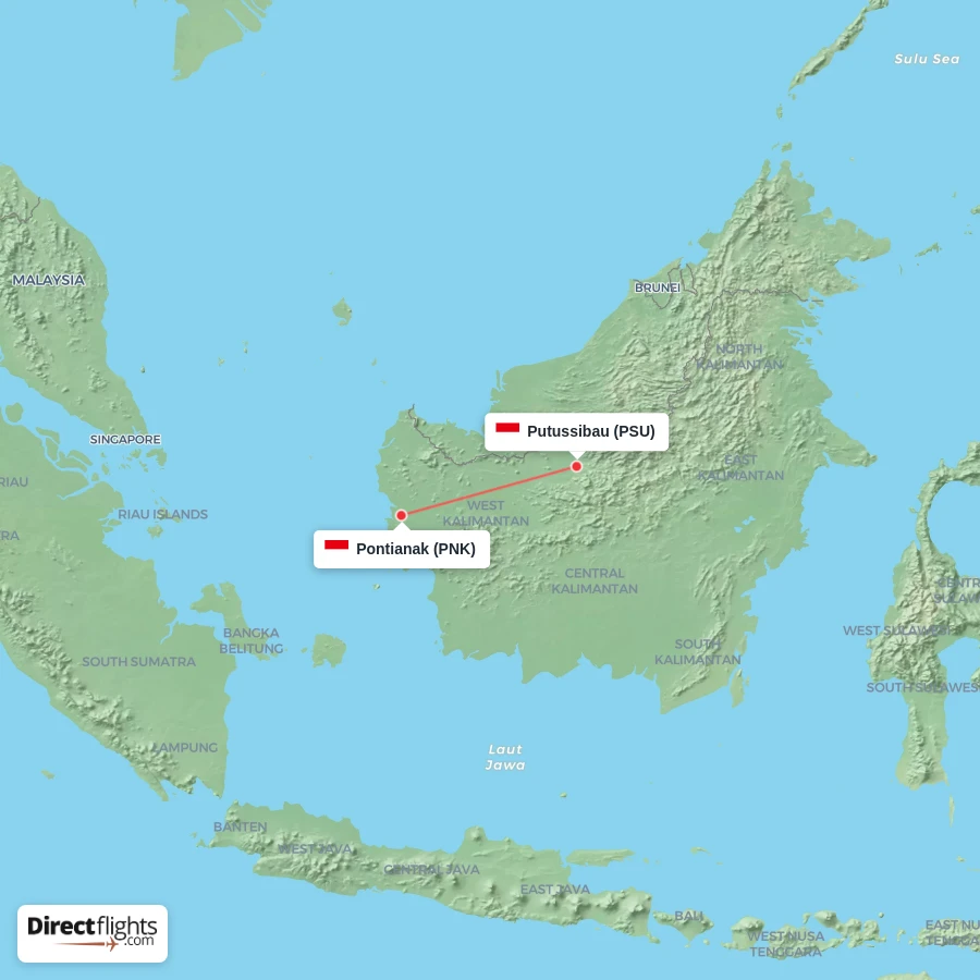 PNK - PSU route map