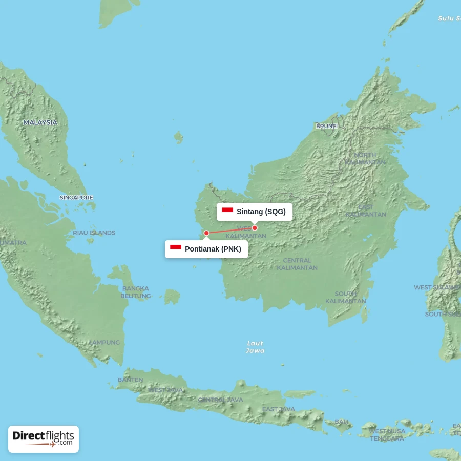PNK - SQG route map