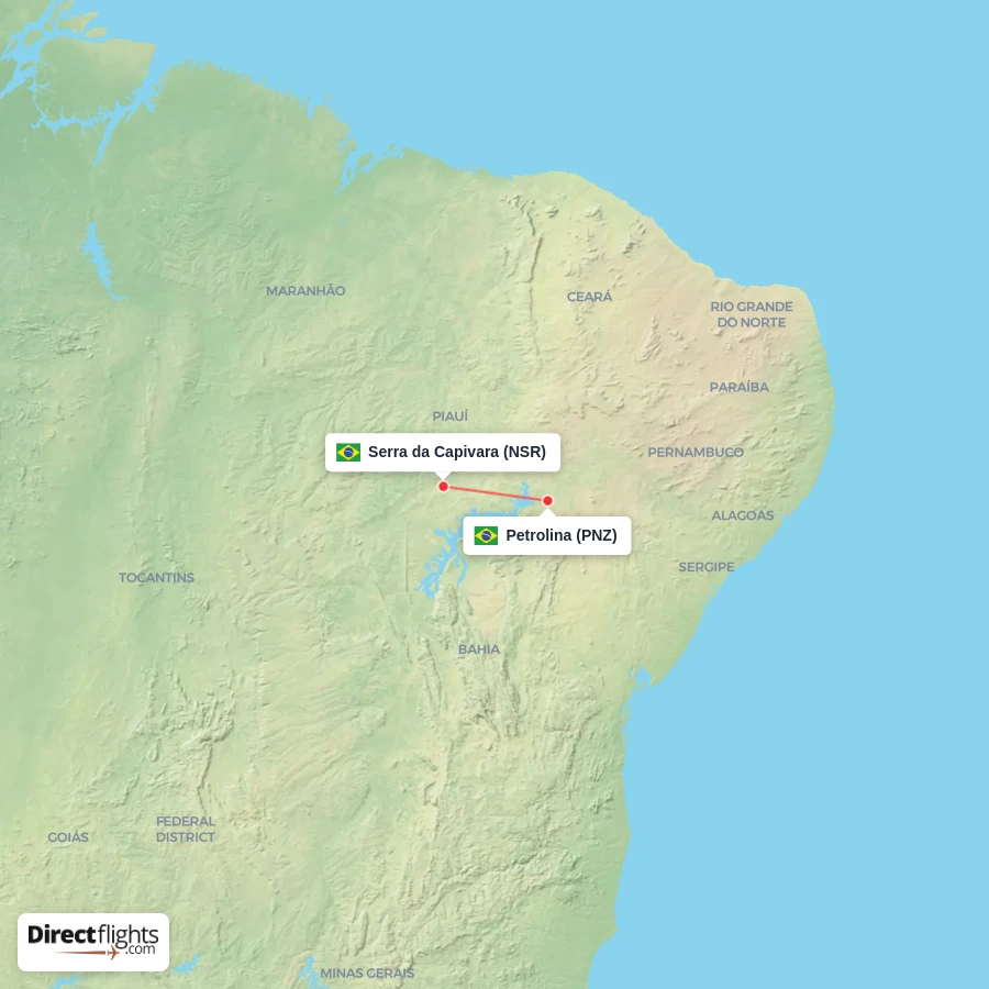 PNZ - NSR route map