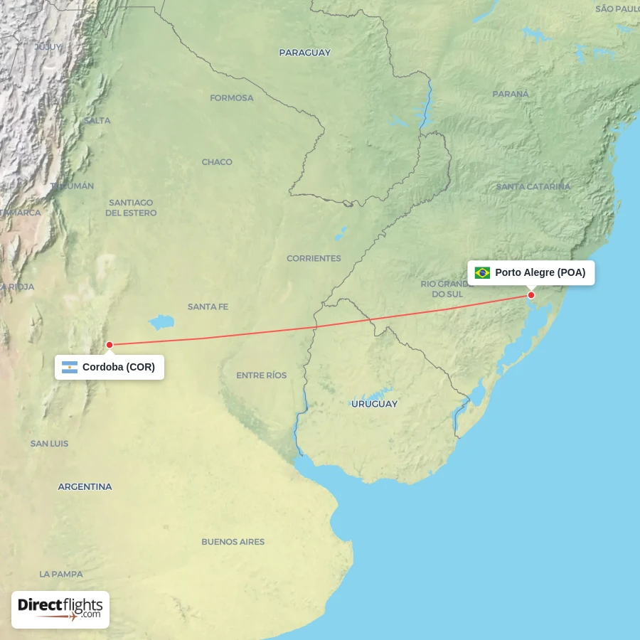POA - COR route map