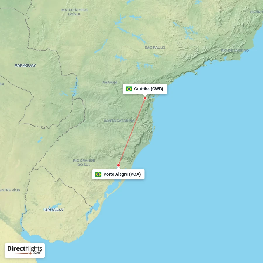 POA - CWB route map