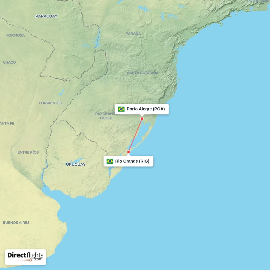 POA - RIG route map