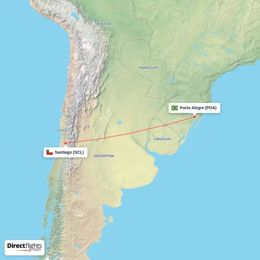 POA - SCL route map