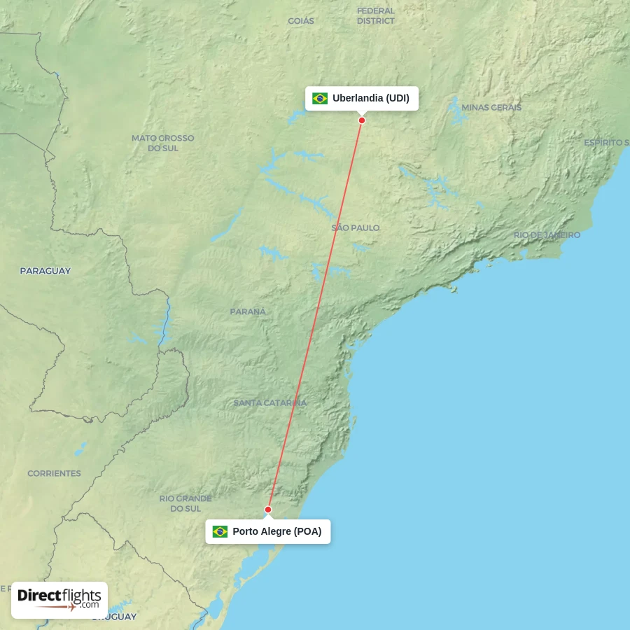 POA - UDI route map