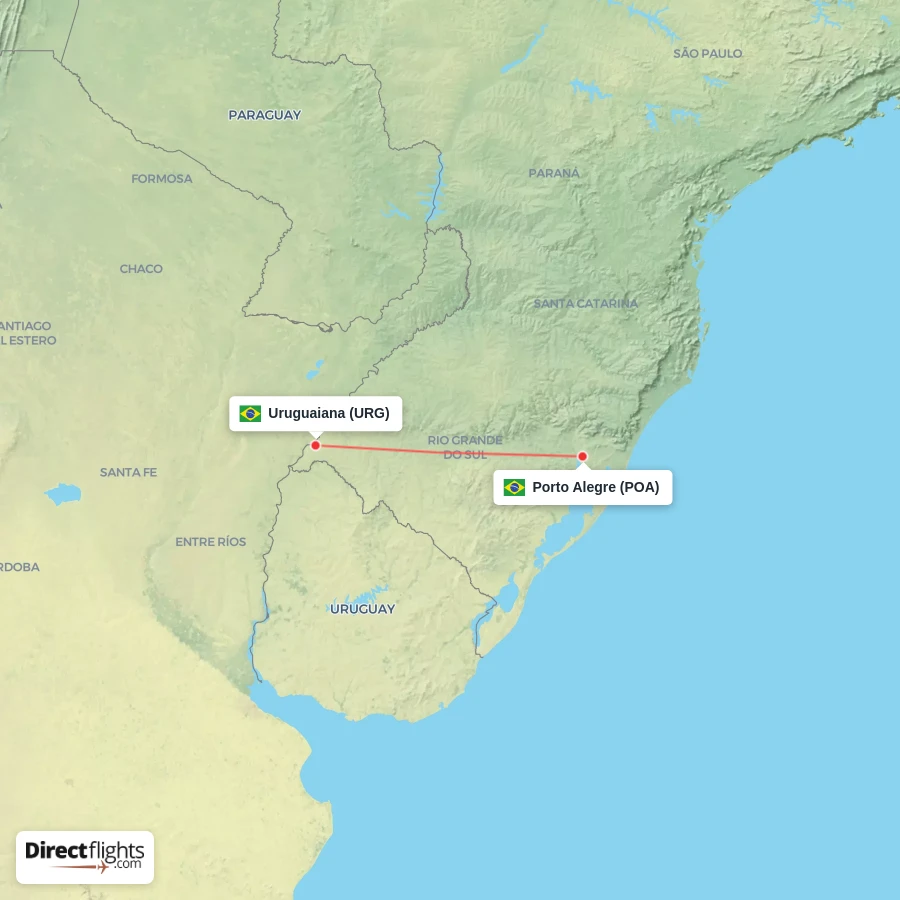 POA - URG route map