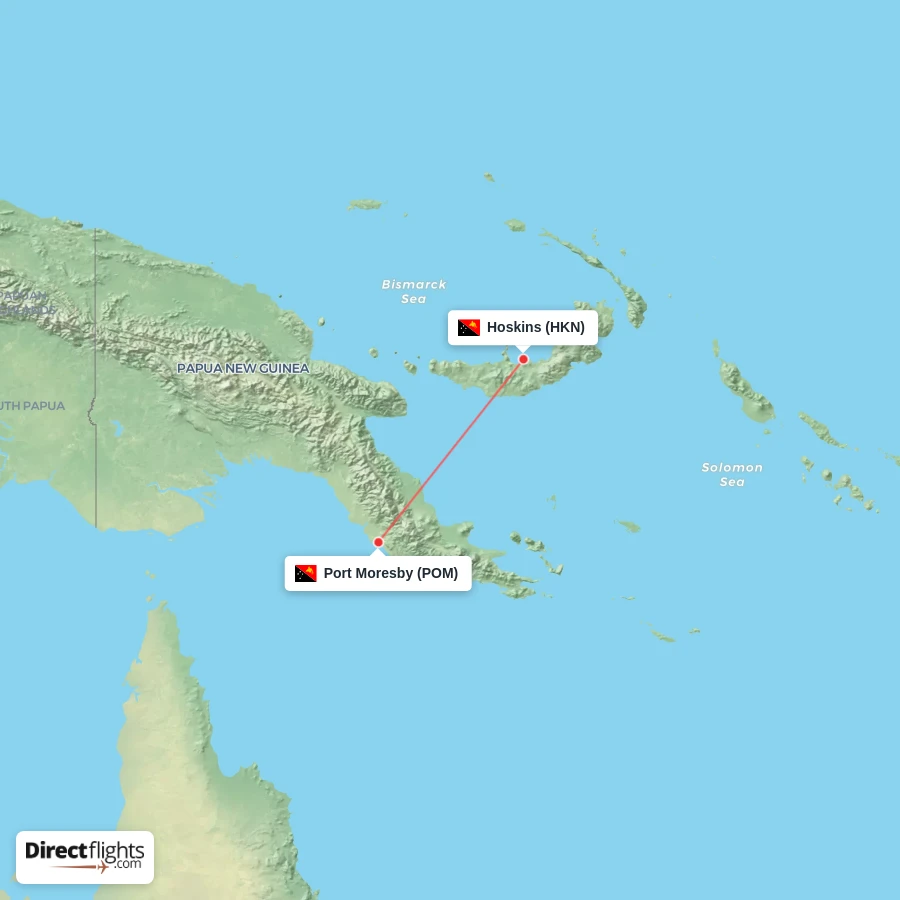 POM - HKN route map