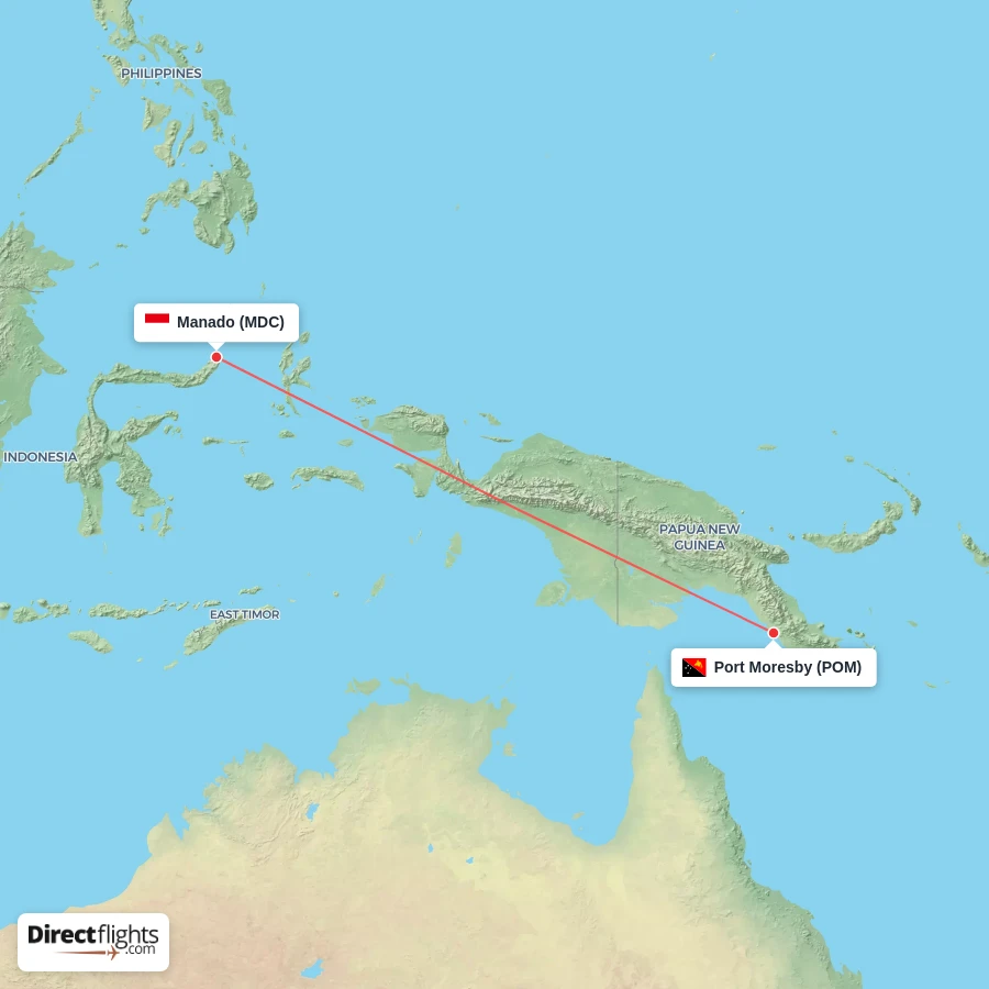 POM - MDC route map