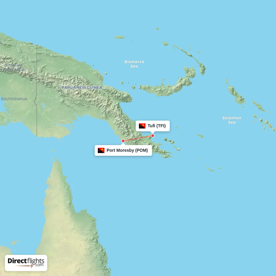 POM - TFI route map