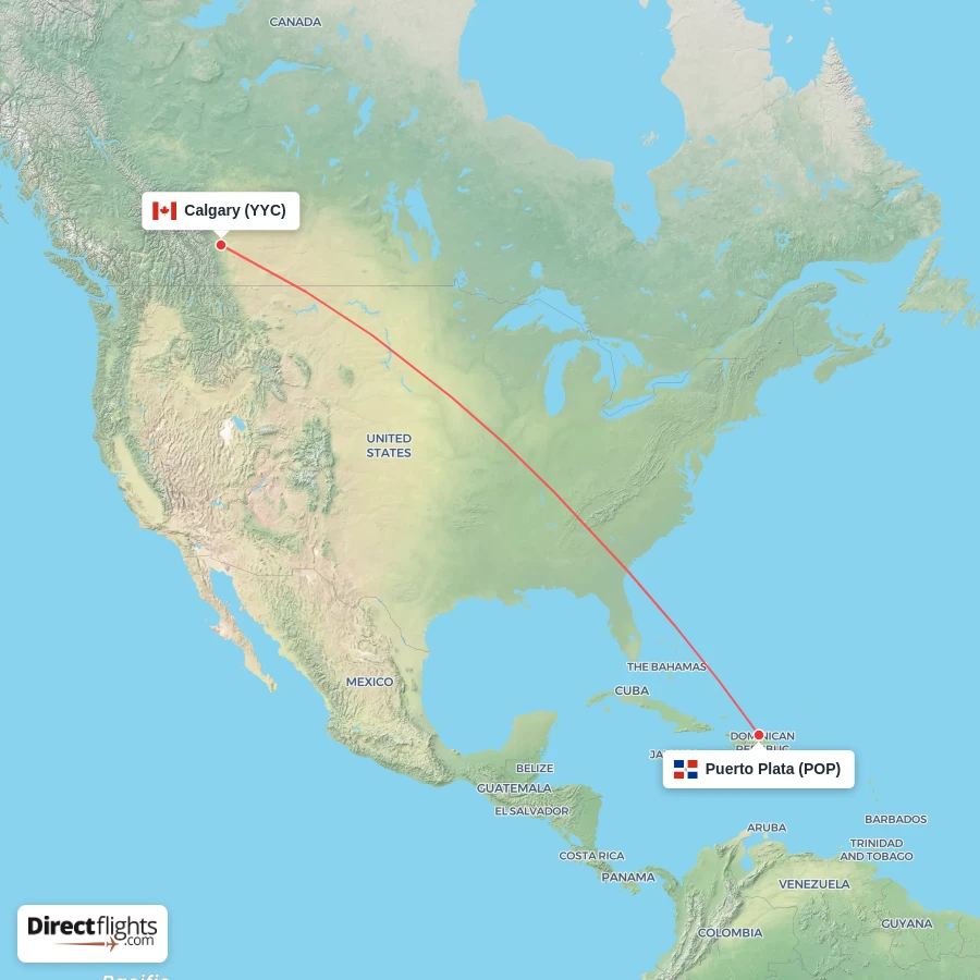 POP - YYC route map