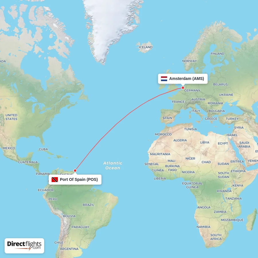 POS - AMS route map