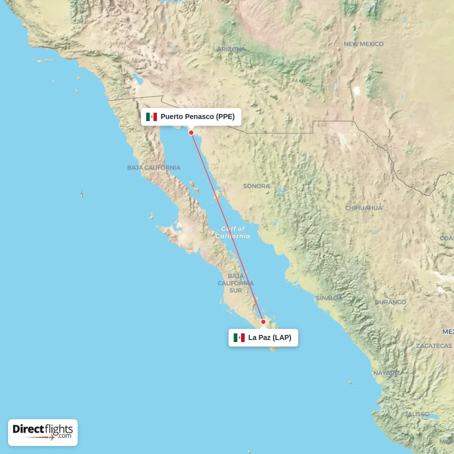 PPE - LAP route map