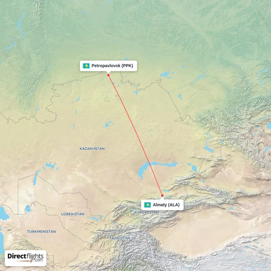 PPK - ALA route map
