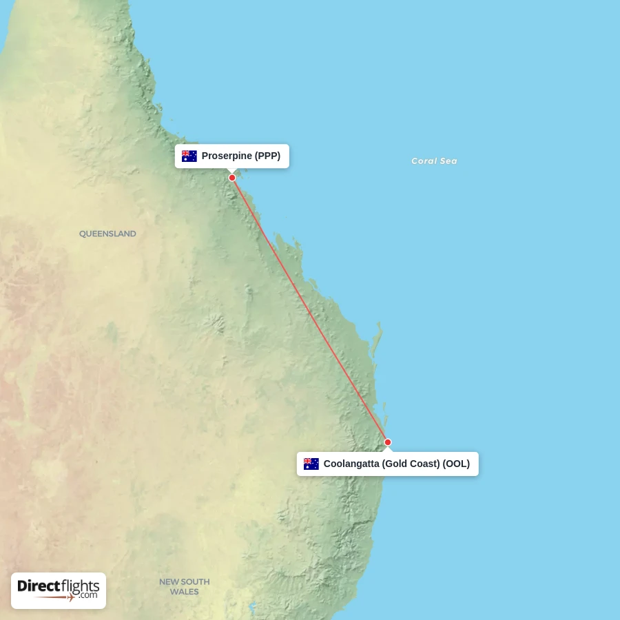 PPP - OOL route map