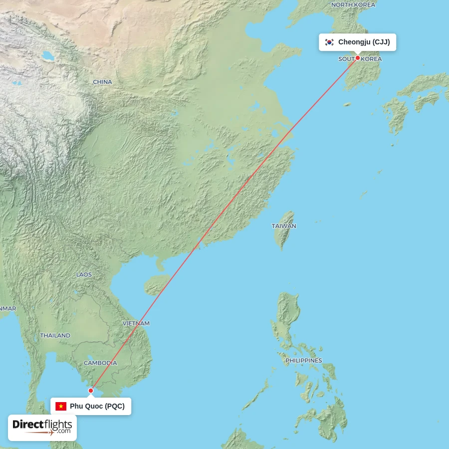 PQC - CJJ route map