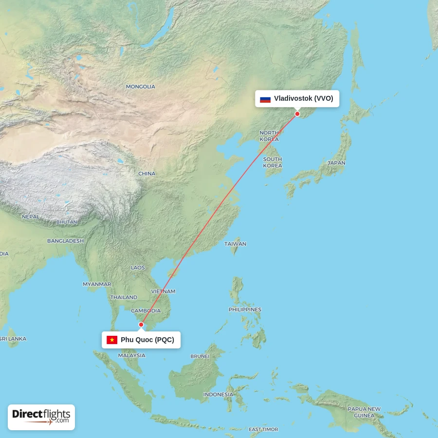 PQC - VVO route map