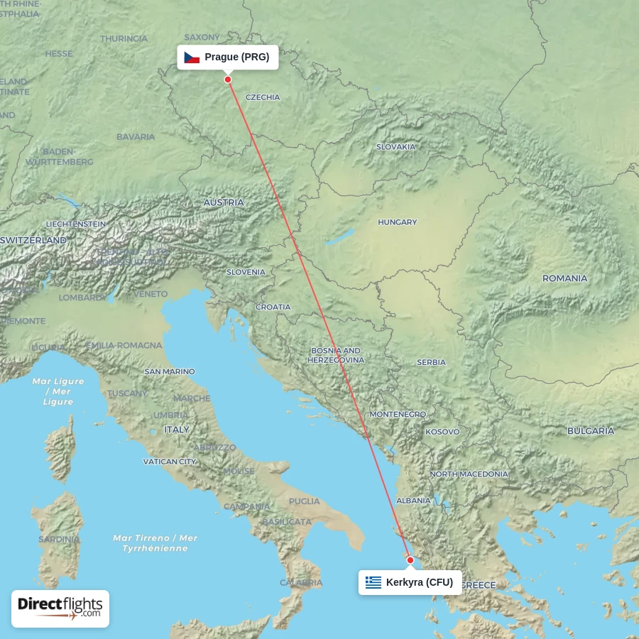 PRG - CFU route map