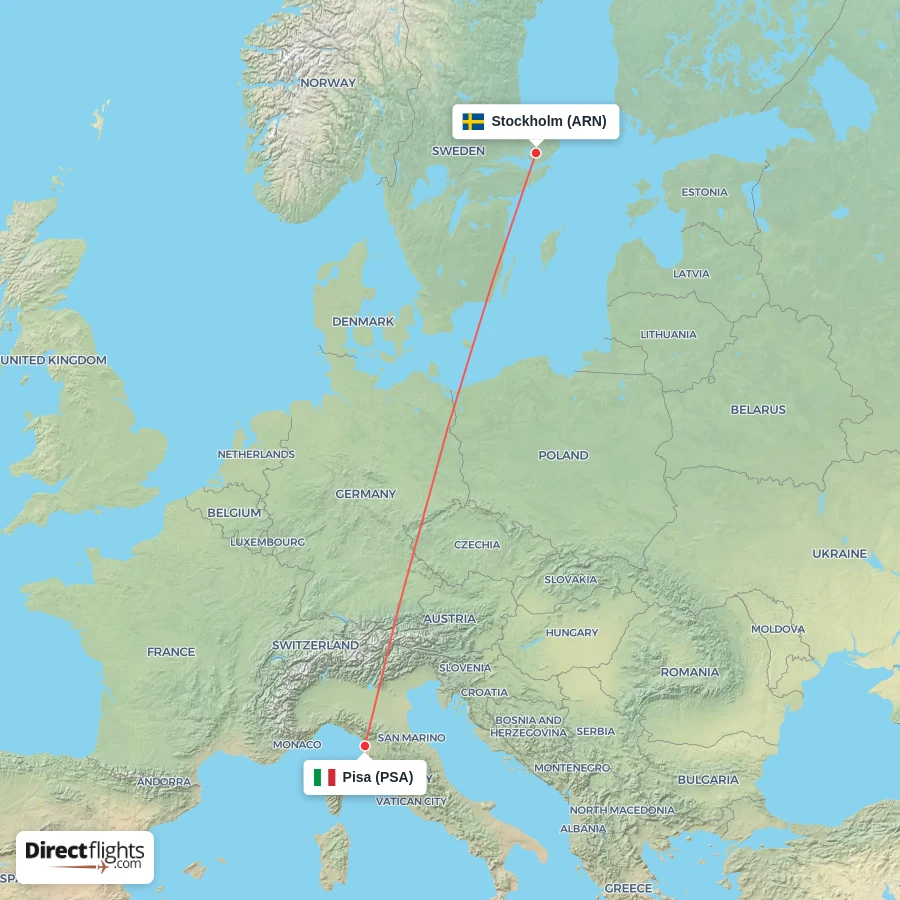 PSA - ARN route map