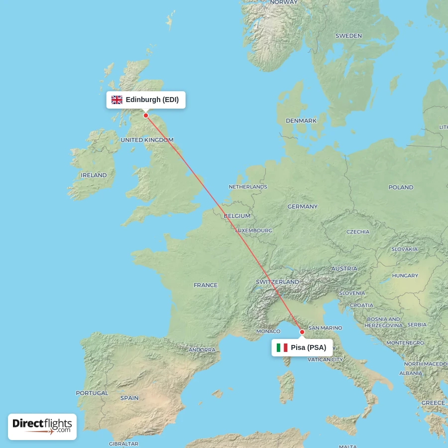 PSA - EDI route map