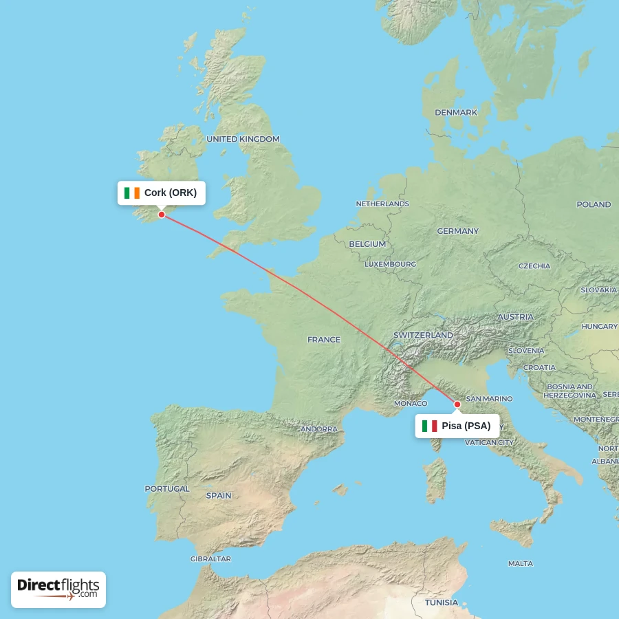PSA - ORK route map