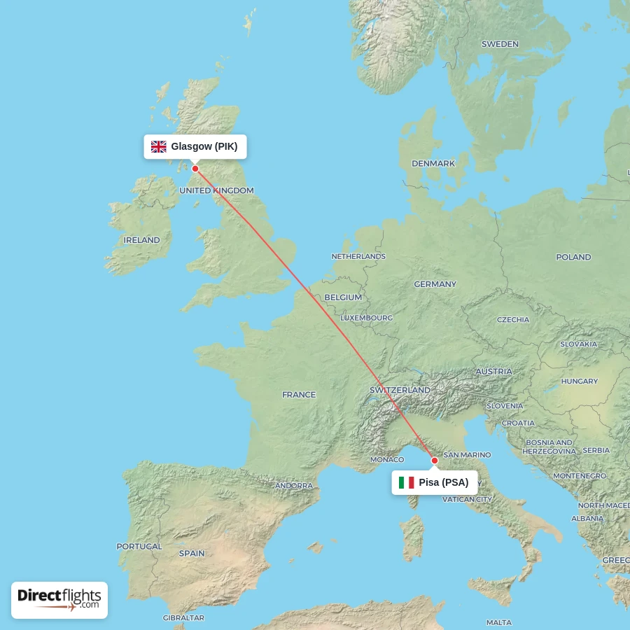PSA - PIK route map