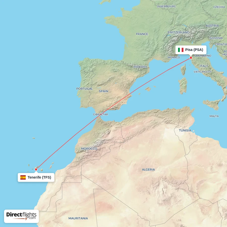 PSA - TFS route map